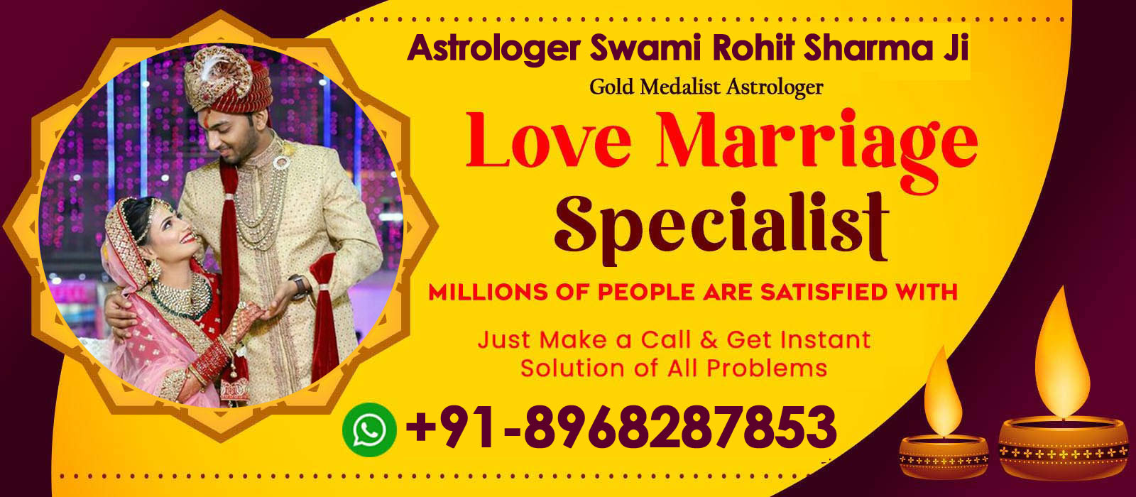 World Famous Astrologer Swami Rohit Sharma Ji +91-8968287853